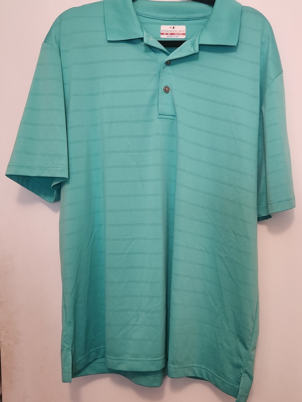 Grand Slam Men’s Teal Polo Shirt Size XL